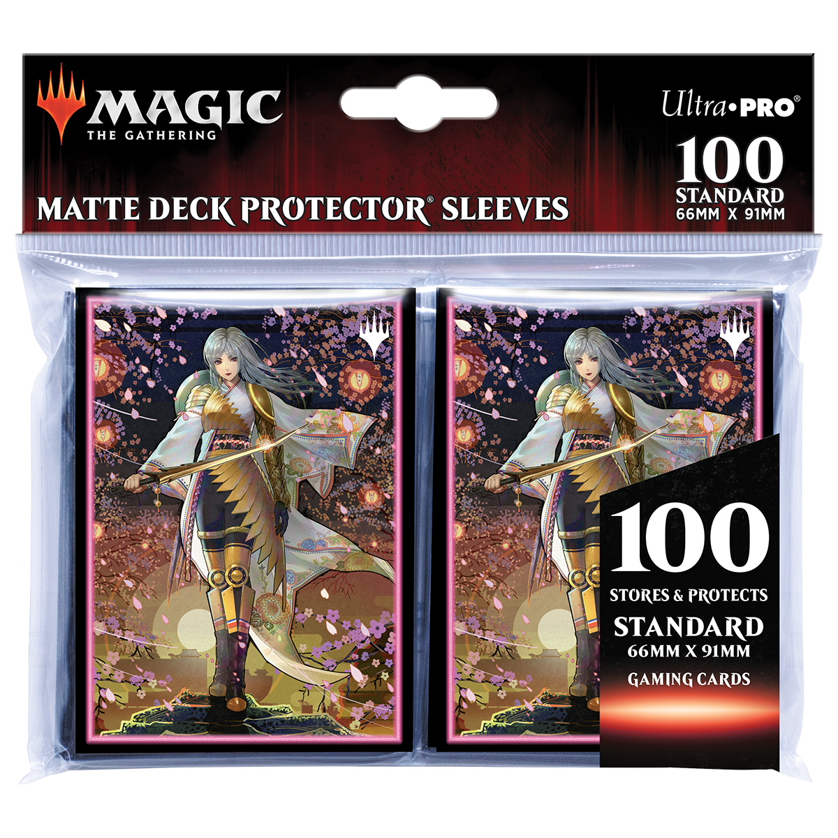 Kamigawa Neon Dynasty The Wandering Emperor Standard Deck Protector Sleeves (100ct) for Magic: The Gathering | Ultra PRO International
