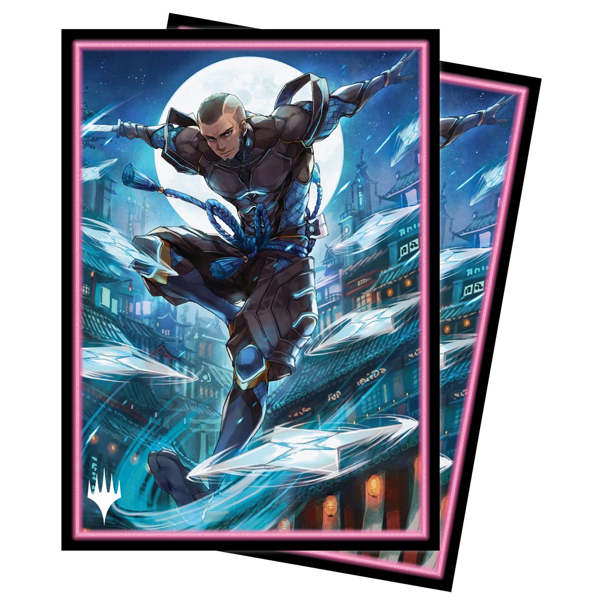 Kamigawa Neon Dynasty Kaito Shizuki Standard Deck Protector Sleeves (100ct) for Magic: The Gathering | Ultra PRO International