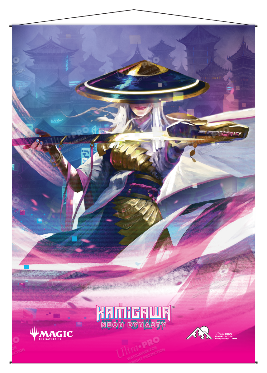 Kamigawa Neon Dynasty The Wandering Emperor Wall Scroll for Magic: The Gathering | Ultra PRO International