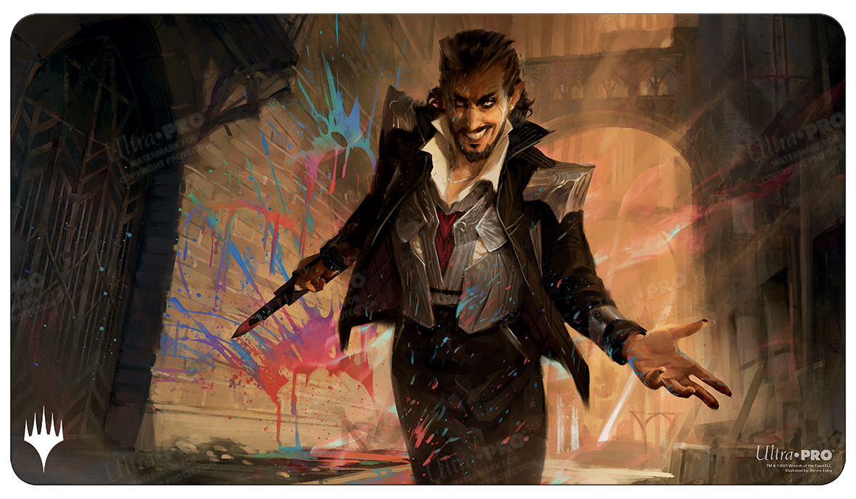 Streets of New Capenna Anhelo the Deacon Commander Standard Gaming Playmat for Magic: The Gathering | Ultra PRO International