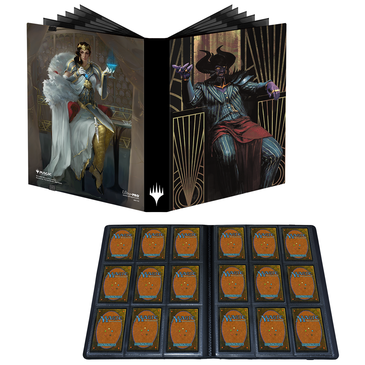 Streets of New Capenna Ob Nixilis and Elspeth 9-Pocket PRO-Binder for Magic: The Gathering | Ultra PRO International