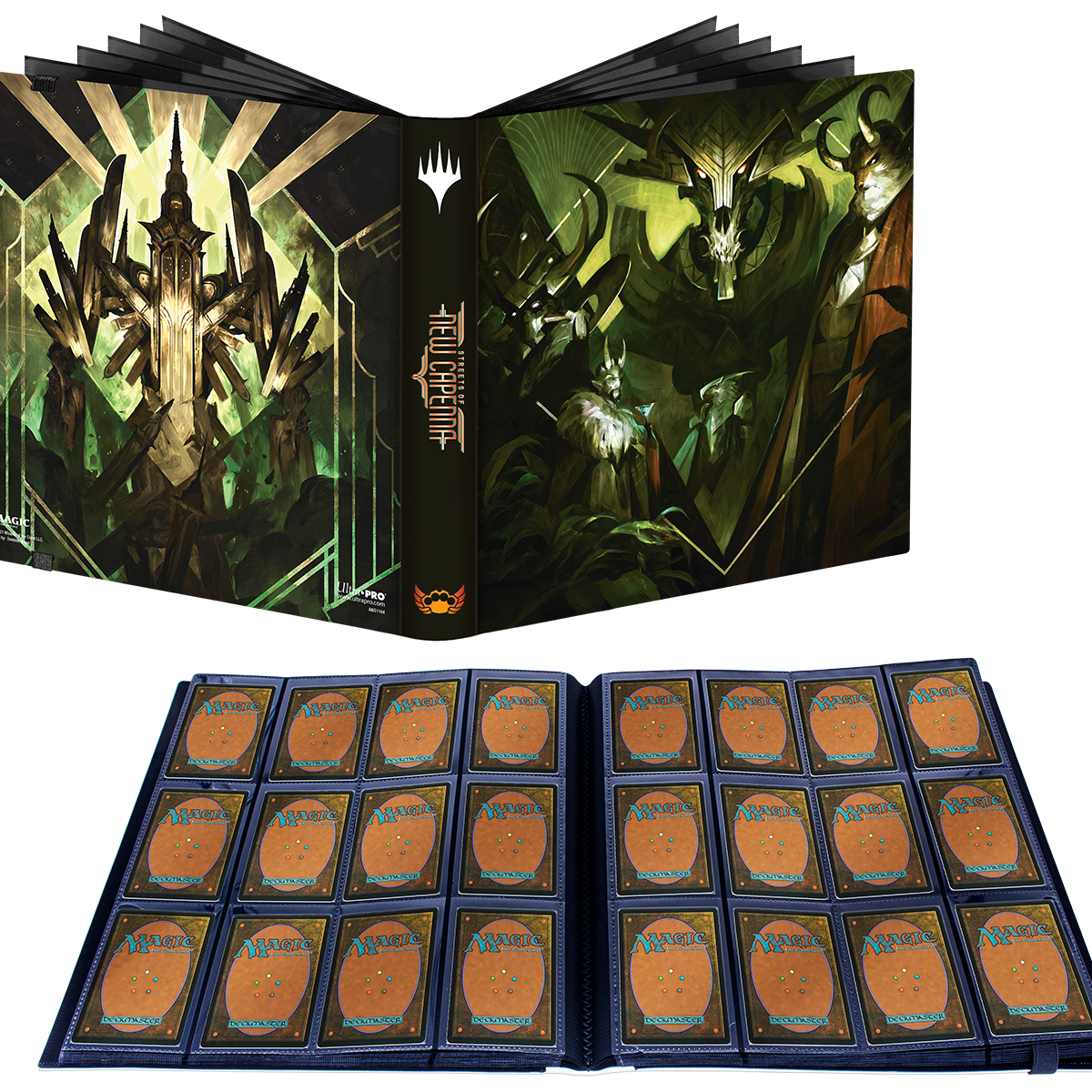 Streets of New Capenna Meeting of the Five and Titan of Industry 12-Pocket PRO-Binder for Magic: The Gathering | Ultra PRO International
