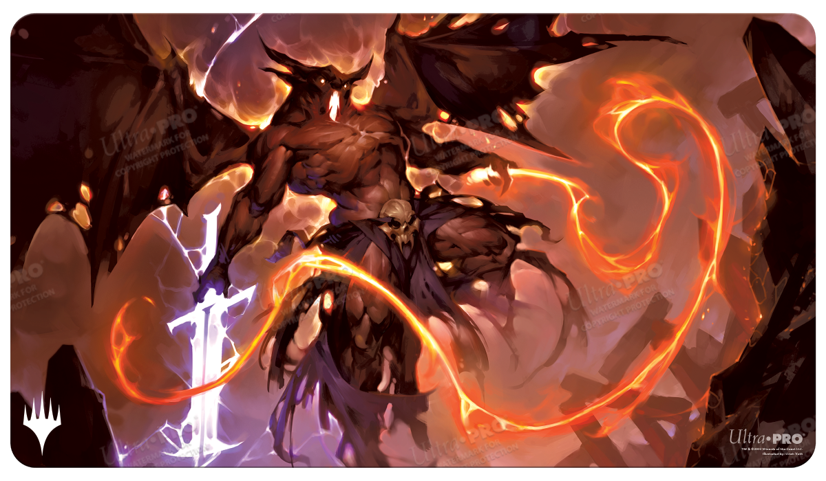 Commander Legends: Battle for Baldur's Gate Balor Standard Gaming Playmat for Magic: The Gathering | Ultra PRO International
