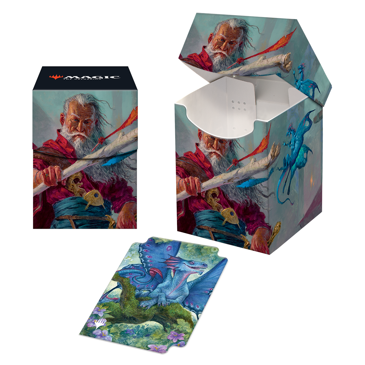 Commander Legends: Battle for Baldur's Gate Elminster 100+ Deck Box for Magic: The Gathering | Ultra PRO International Commander Legends: Battle for Baldur's Gate Elminster 100+ Deck Box for Magic: The Gathering | Ultra PRO International