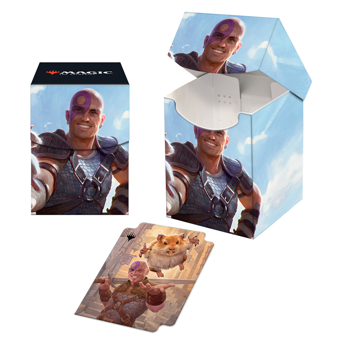 Commander Legends: Battle for Baldur's Gate Minsc & Boo, Timeless Heroes 100+ Deck Box for Magic: The Gathering | Ultra PRO International