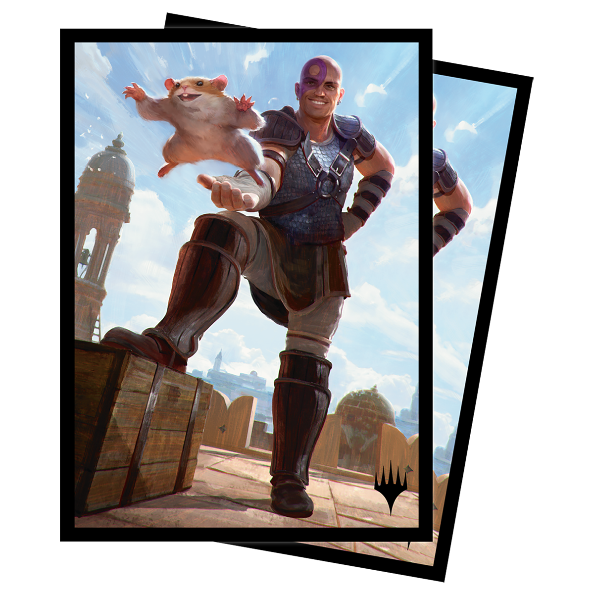 Commander Legends: Battle for Baldur's Gate Minsc & Boo, Timeless Heroes Standard Deck Protector Sleeves (100ct) for Magic: The Gathering | Ultra PRO International