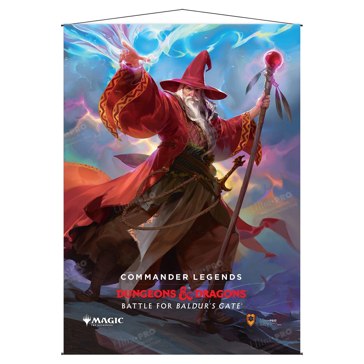 Commander Legends: Battle for Baldur's Gate Elminster Wall Scroll for Magic:  The Gathering