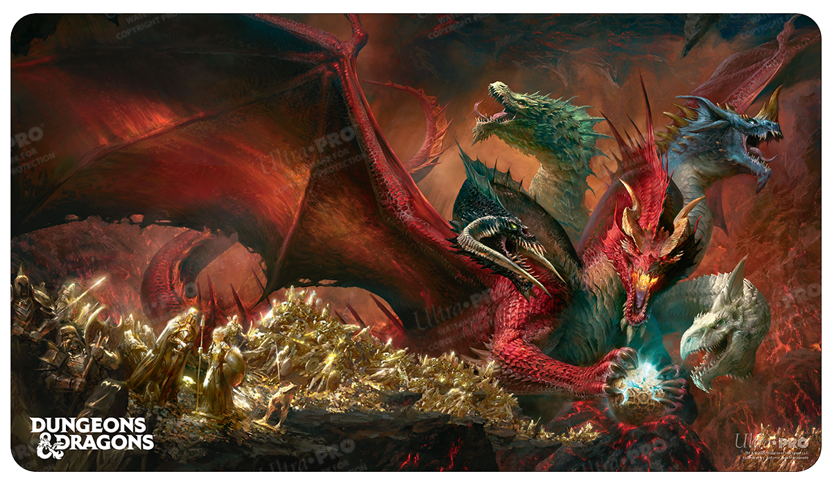 Cover Series Tyranny of Dragons Standard Gaming Playmat for Dungeons & Dragons | Ultra PRO International