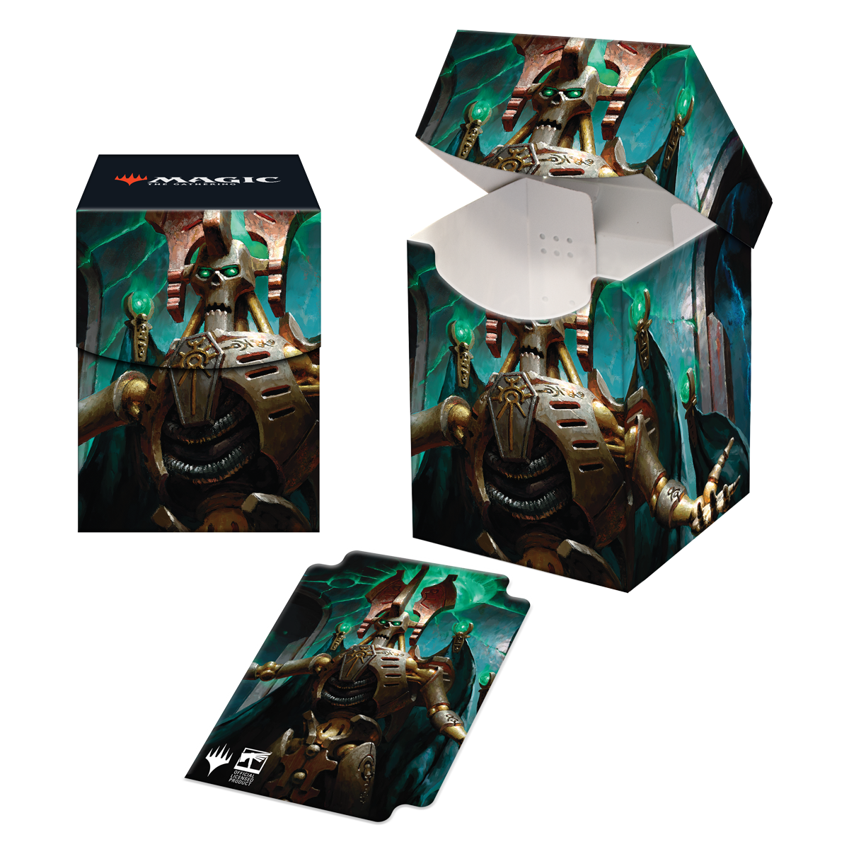 Warhammer 40K Commander Szarekh, the Silent King 100+ Deck Box for Magic: The Gathering Group | Ultra PRO International