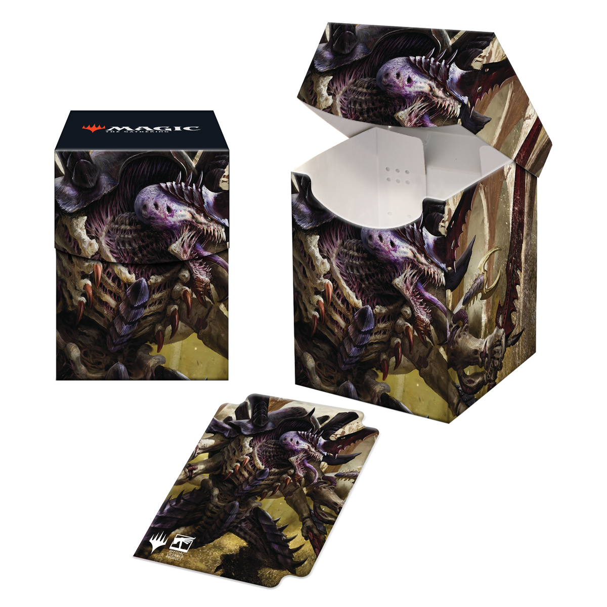 mtg swarmlord commander deck Warhammer 40K Commander The Swarmlord 100+ Deck Box for Magic: The Gathering