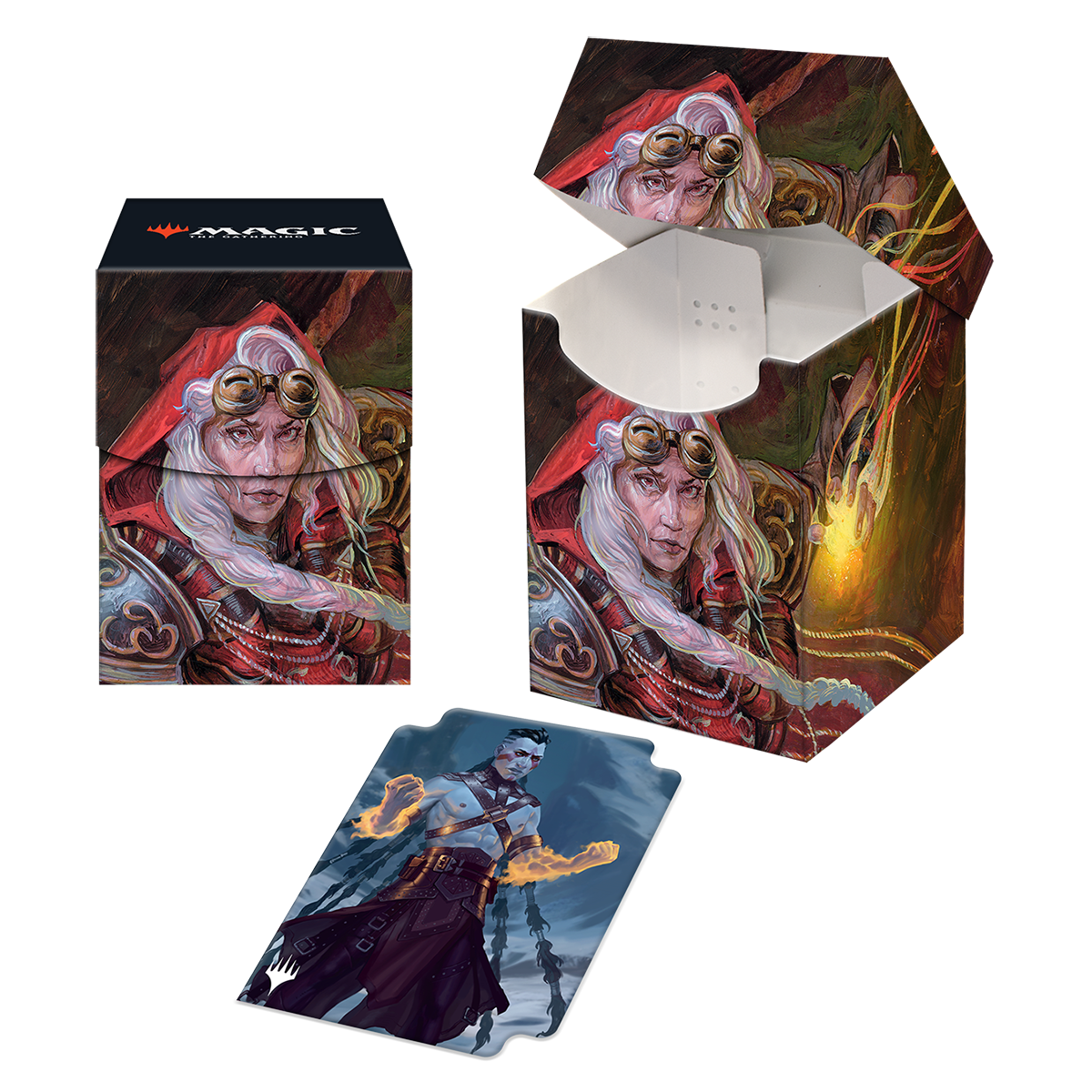 Dominaria United Jaya, Fiery Negotiator 100+ Deck Box for Magic: The Gathering | Ultra PRO International