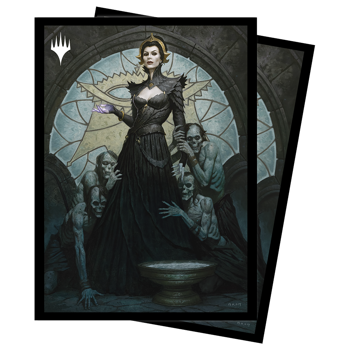 Dominaria United Liliana of the Veil Standard Deck Protector Sleeves (100ct) for Magic: The Gathering | Ultra PRO International