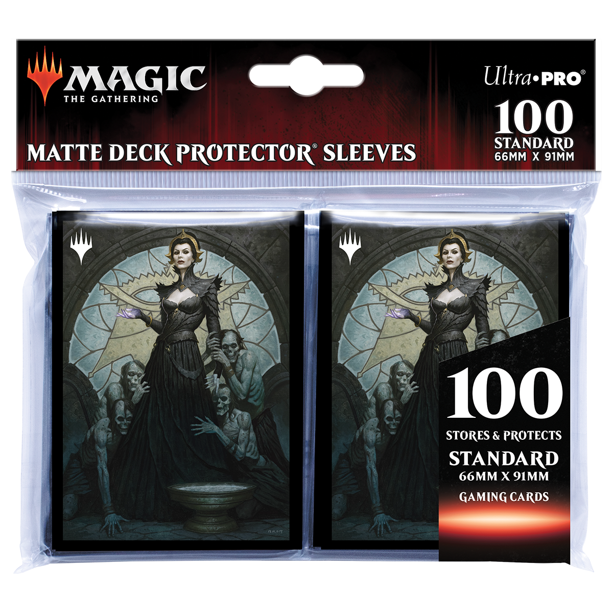 Dominaria United Liliana of the Veil Standard Deck Protector Sleeves (100ct) for Magic: The Gathering | Ultra PRO International