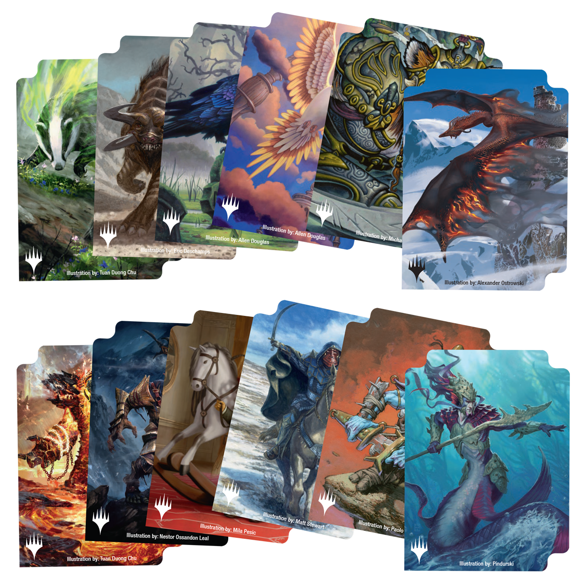 Dominaria United Emblems and Tokens Card Deck Divider Pack for Magic: The Gathering | Ultra PRO International