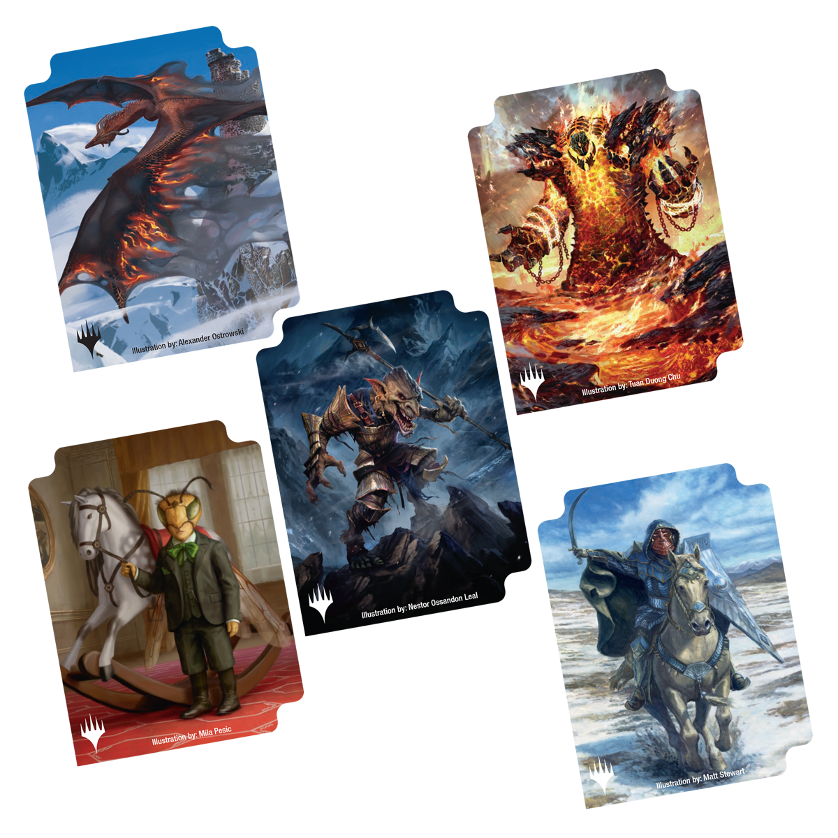 Dominaria United Emblems and Tokens Card Deck Divider Pack for Magic: The Gathering | Ultra PRO International