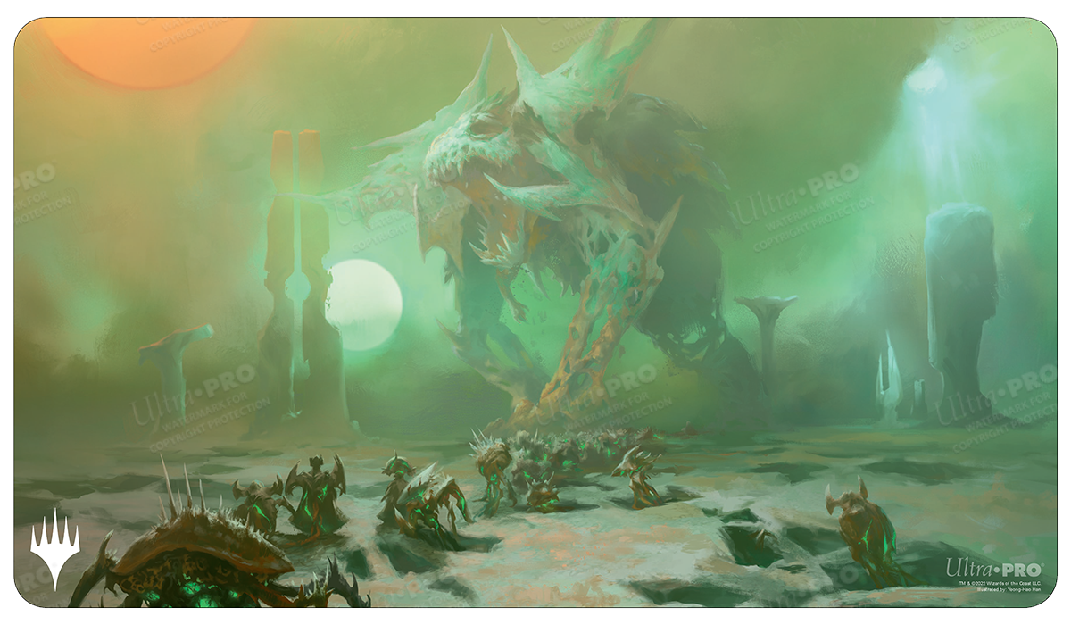 Phyrexia All Will Be One Green Sun’s Twilight Standard Gaming Playmat for Magic: The Gathering | Ultra PRO International