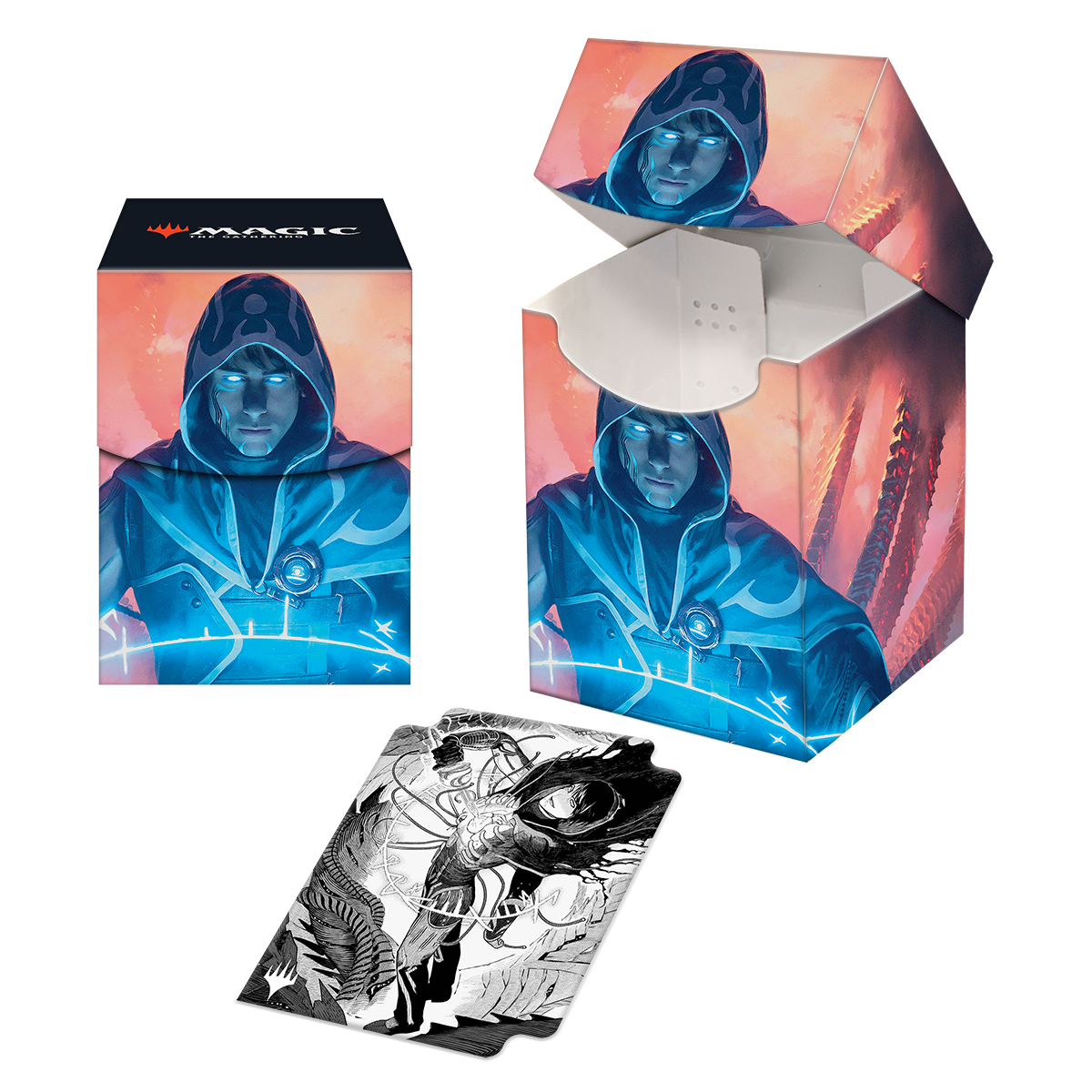 mtg jace commander deck Phyrexia All Will Be One Jace, the Perfected Mind 100+ Deck Box for Magic:  The Gathering