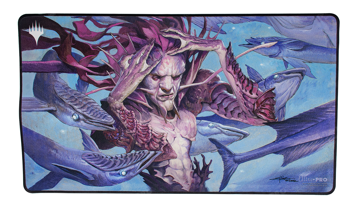 Dominaria Remastered Mystic Remora Black Stitched Standard Gaming Playmat for Magic: The Gathering | Ultra PRO International
