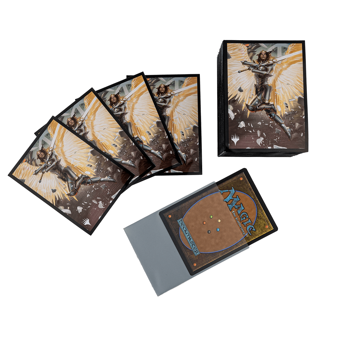 March of the Machine Archangel Elspeth Standard Deck Protector Sleeves (100ct) for Magic: The Gathering | Ultra PRO International