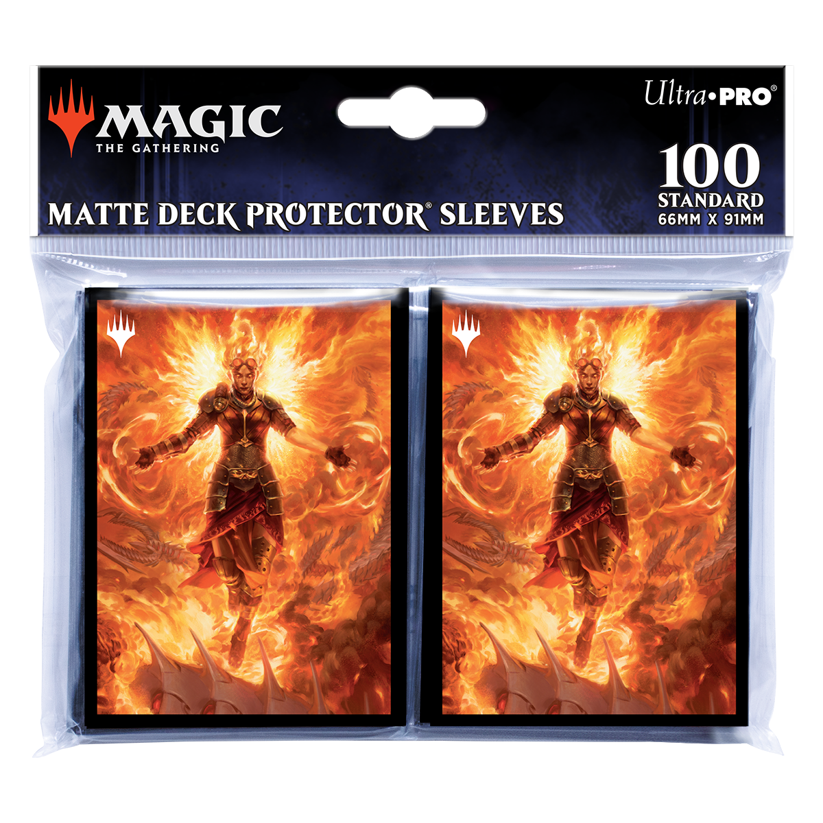March of the Machine Chandra, Hope’s Beacon Standard Deck Protector Sleeves (100ct) for Magic: The Gathering | Ultra PRO International