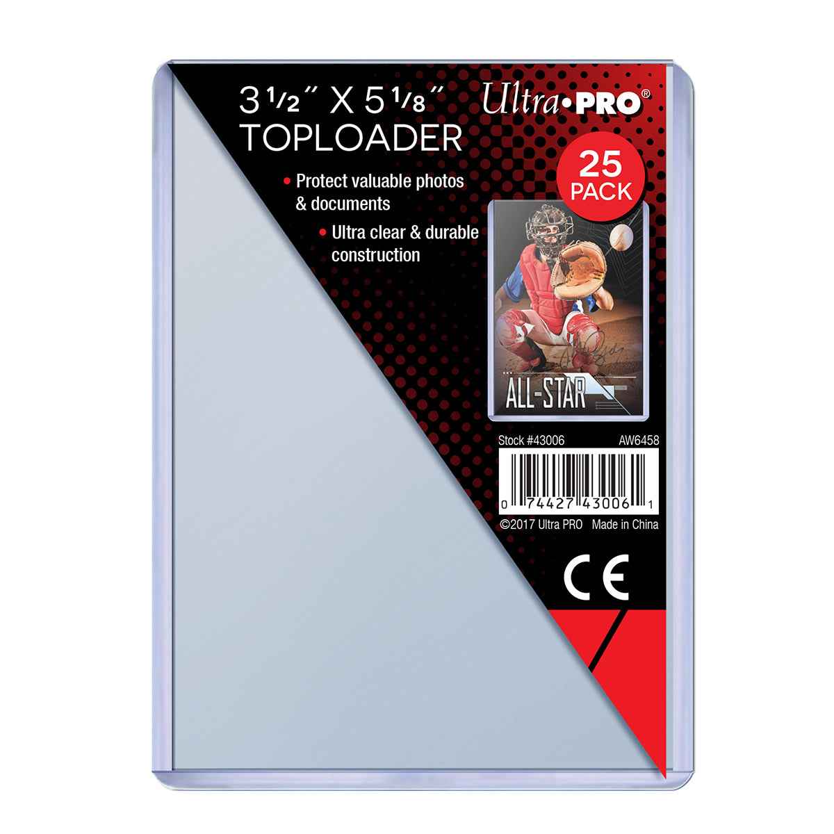 3-1/2" x 5-1/8" TOPLOADER® Sleeves (25ct)