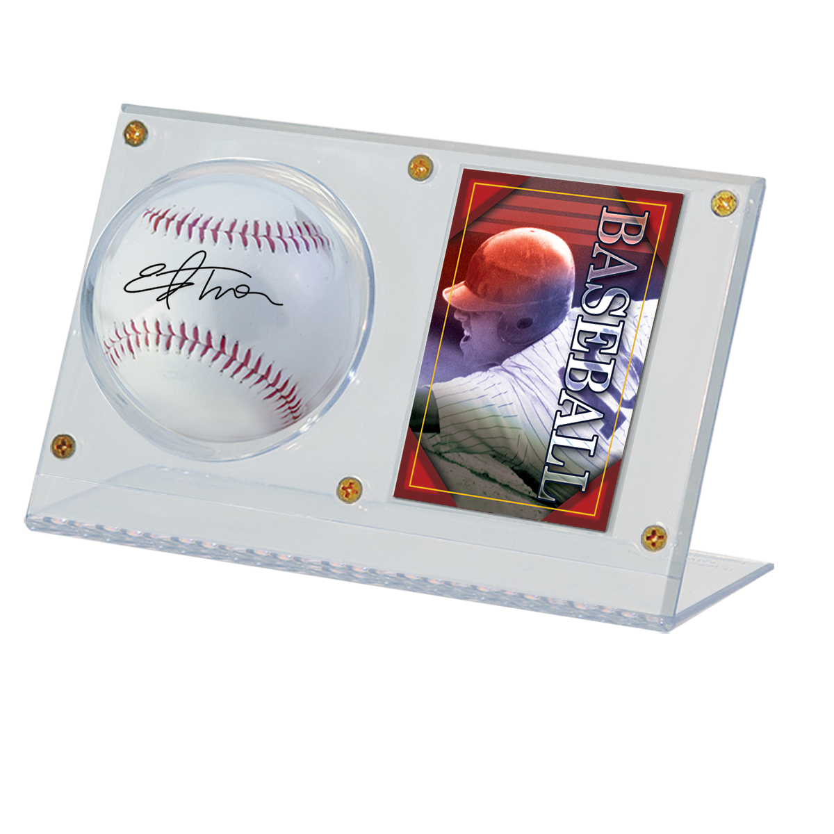 Baseball & Card Clear Display Holder