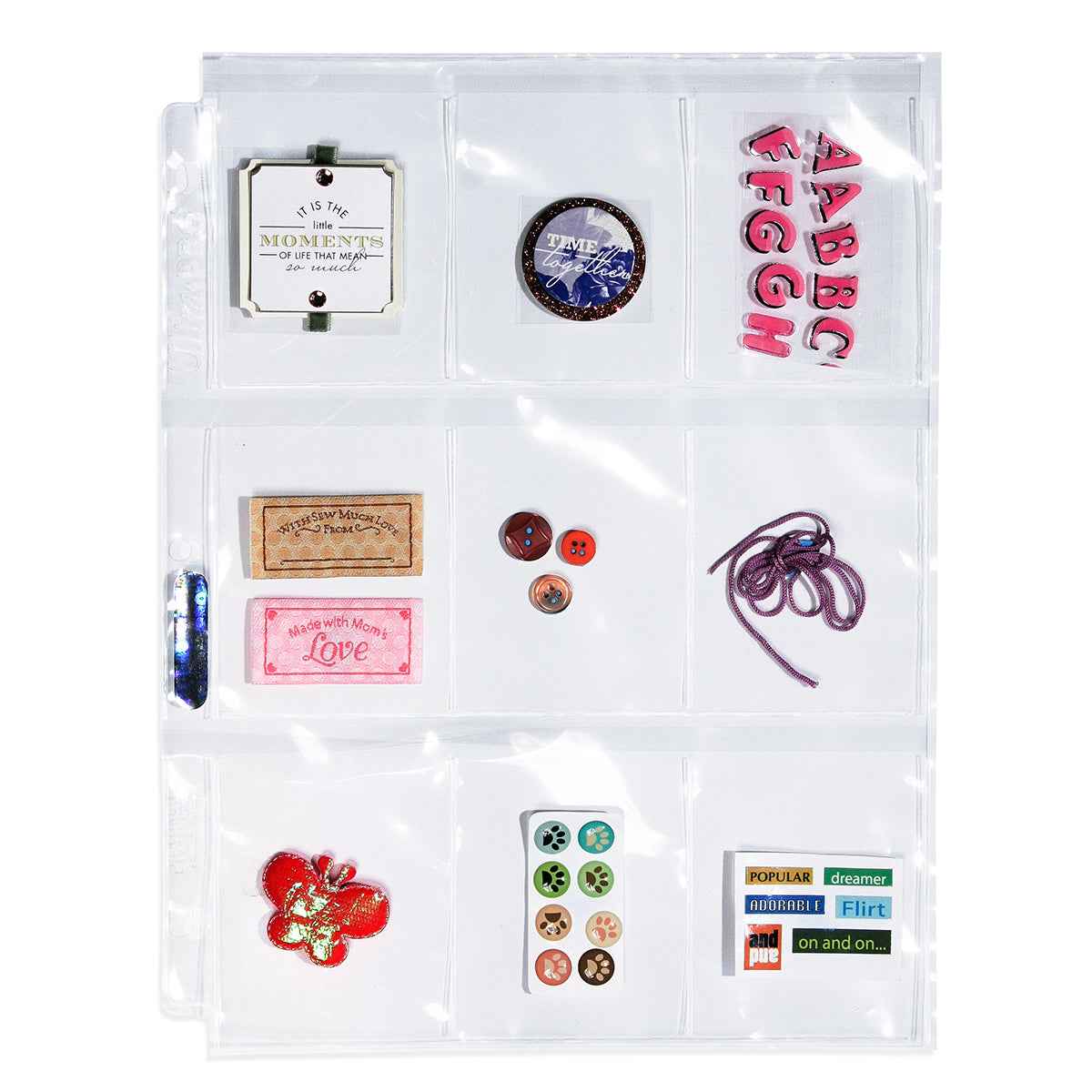 9-Pocket Storage Pages (25ct) with Secure Flap