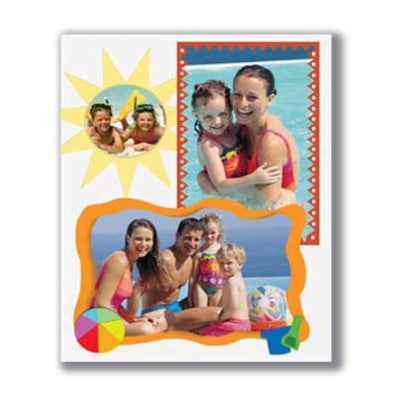 White Paper with Sheet Protectors (10ct) for 8 .5" x 11" Prints
