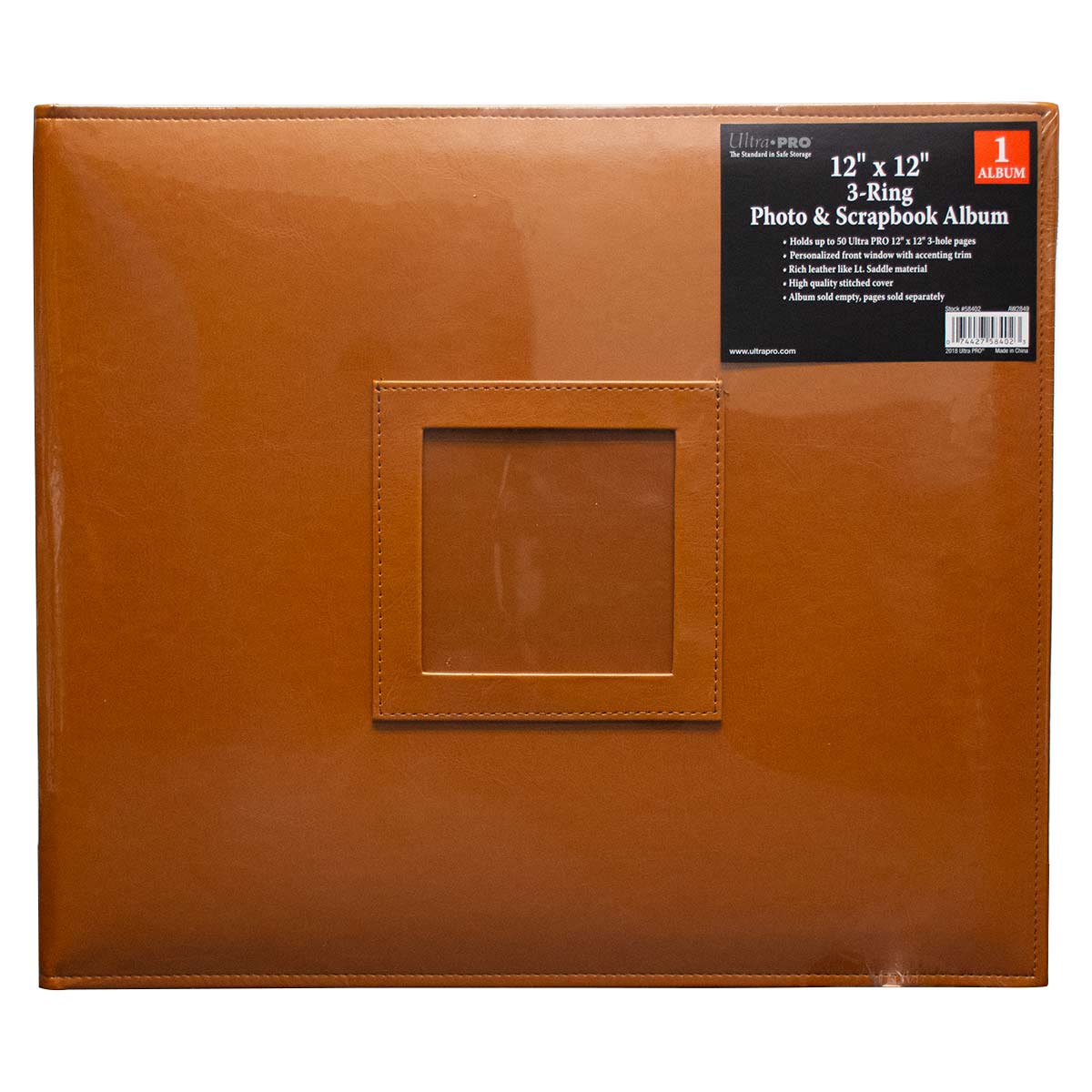 3-Ring Light Saddle Photo and Scrapbook Album for 12" x 12" Prints | Ultra PRO International