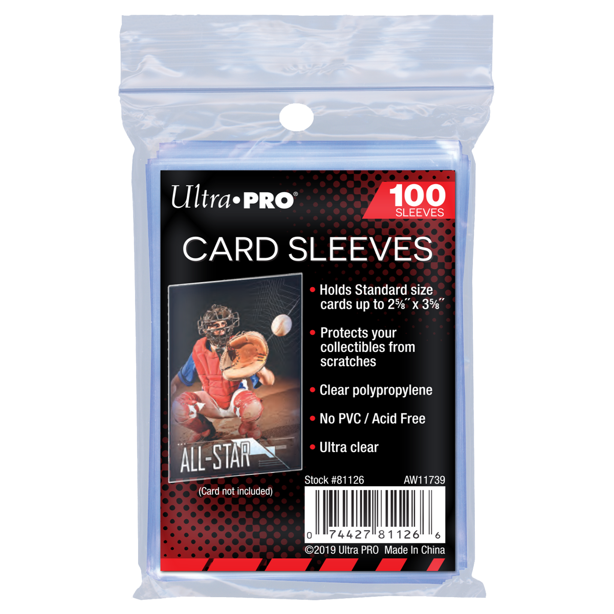 Ultra PRO - Clear Card Sleeves for Standard Size Trading Cards Measuring  2.5 x 3.5 - Perfect for Pokemon Cards, Sport Cards, and More - 500 x 3