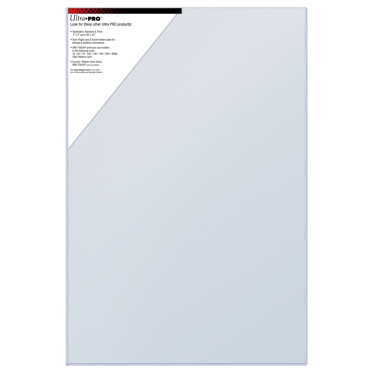 24" x 36" Collectible Storage Toploader (1ct) | Ultra PRO International