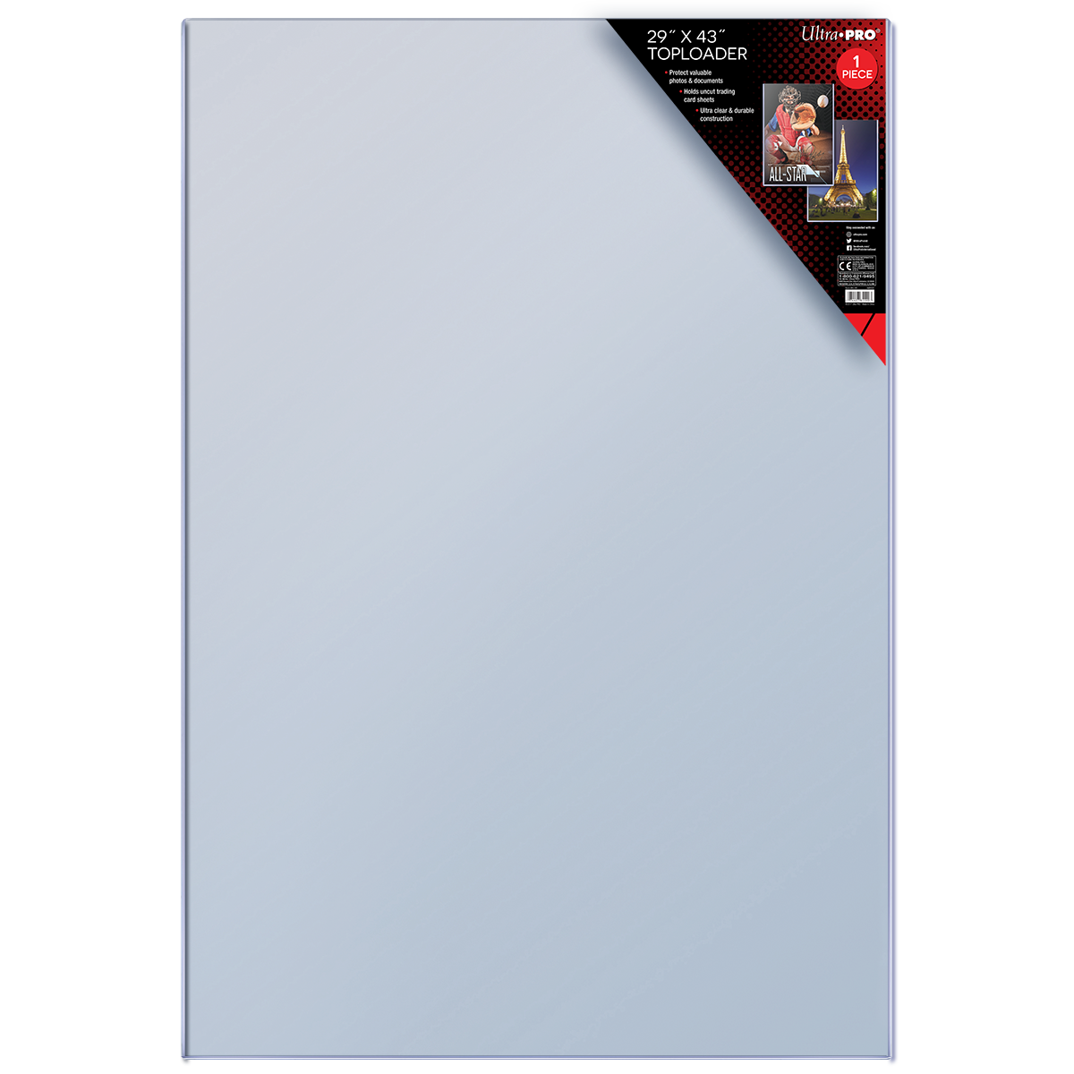 29" x 43" Uncut Sheet Toploader | Ultra PRO International
