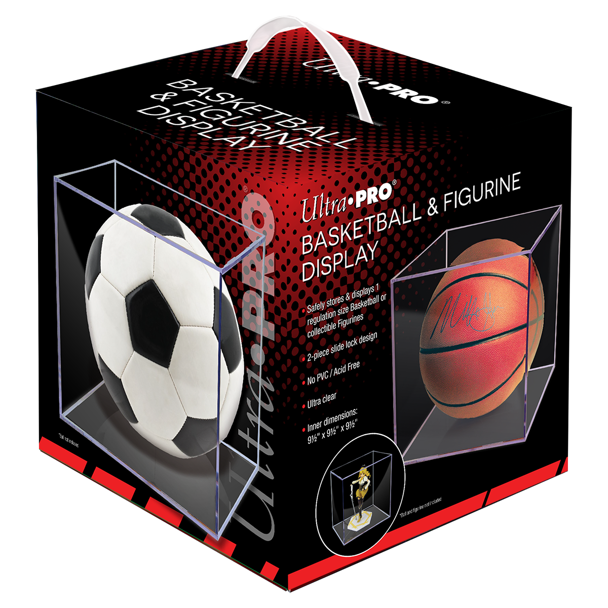 Basketball Clear Square Display Case