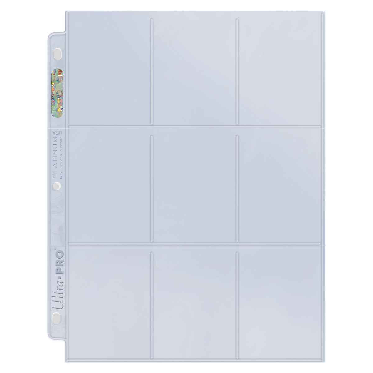 Platinum Series 9-Pocket Pages (25ct) for Standard Size Cards