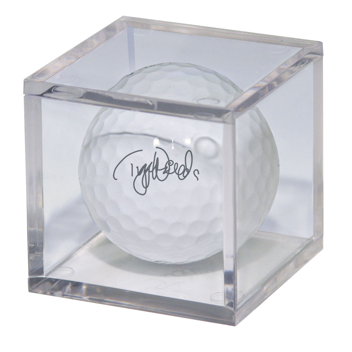 Golf Ball & Mini-Figure Clear Square Display Case
