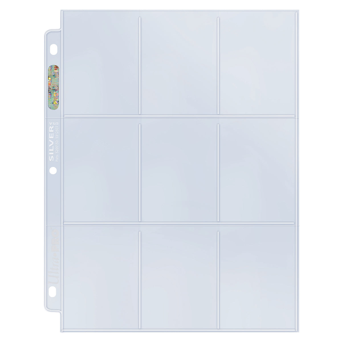 Ultra Pro 9 Pocket Pages Silver Series