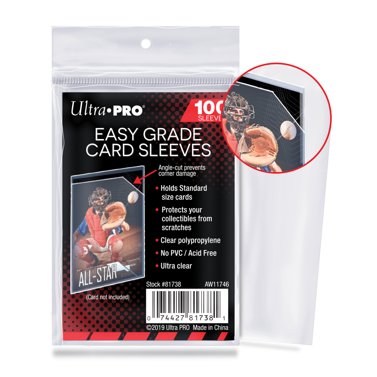 Easy Grade Card Sleeves (100ct) for Standard Trading Cards | Ultra PRO International