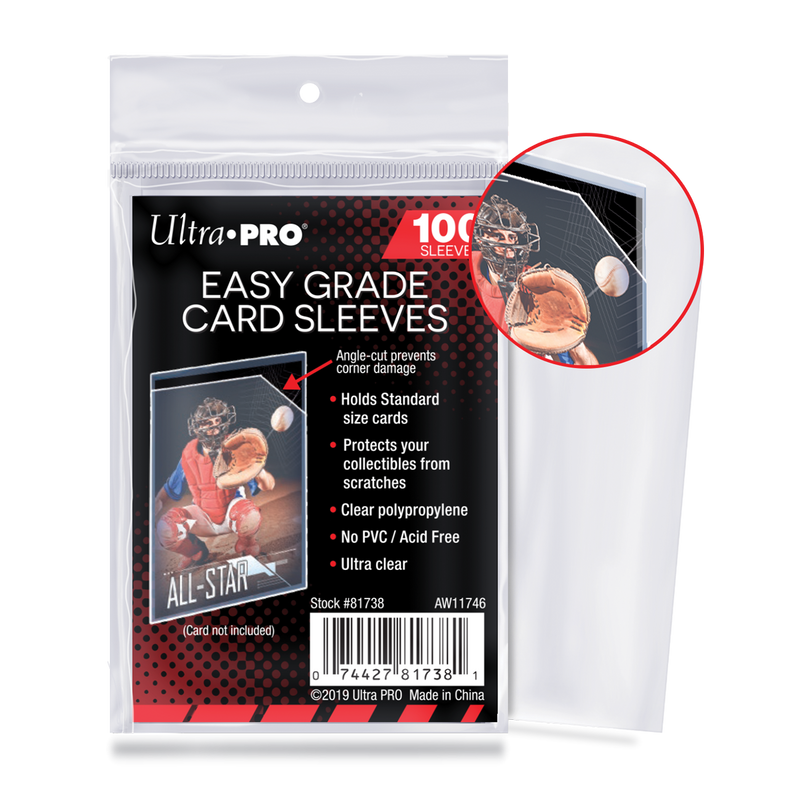 Easy Grade Card Sleeves (100ct) for Standard Trading Cards | Ultra PRO International