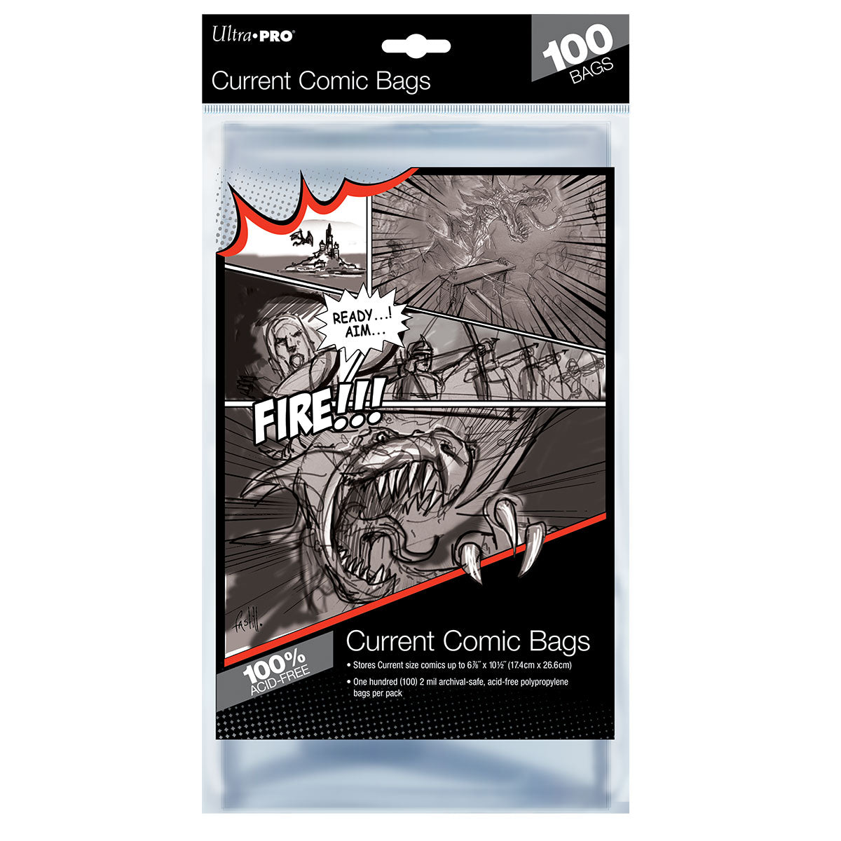 Current Size Comic Bags (100ct) | Ultra PRO International