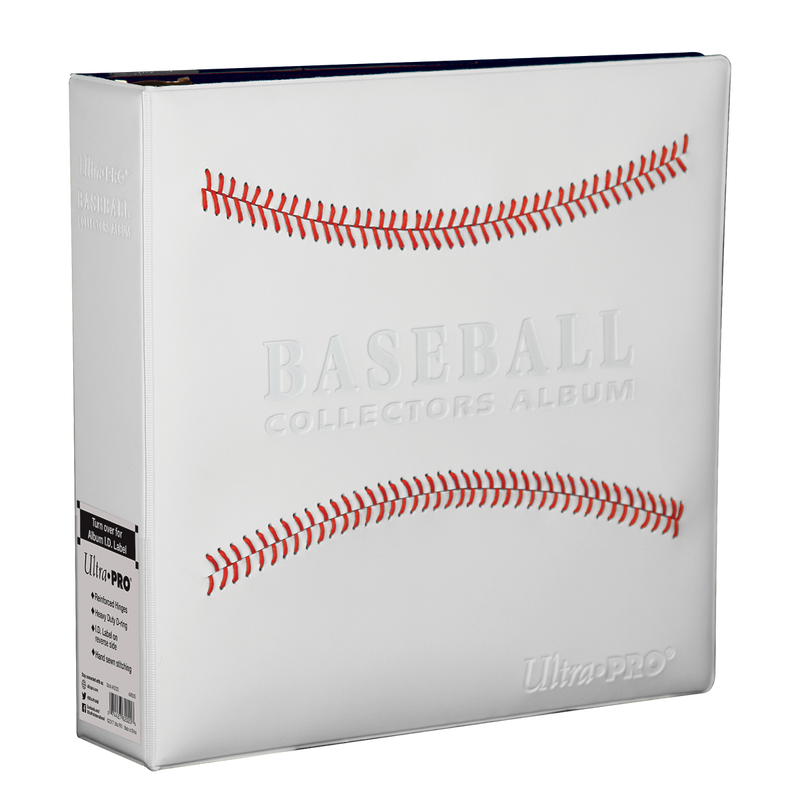 3" White Stitched Baseball Card Collectors Album | Ultra PRO International