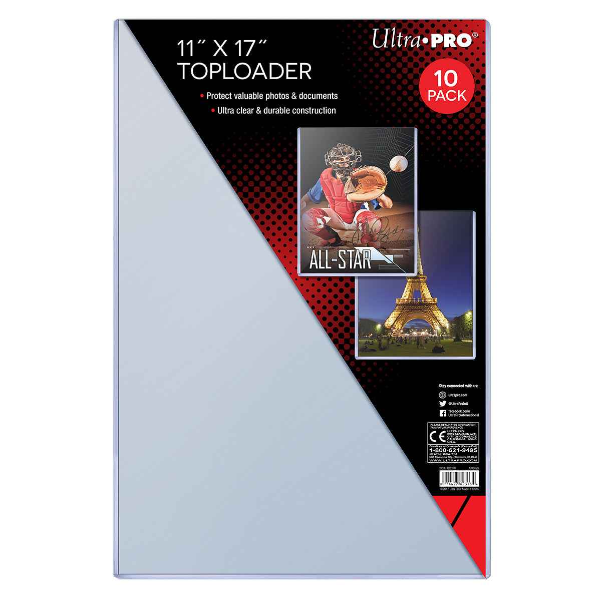 11" x 17" TOPLOADER® Sleeves (10ct)