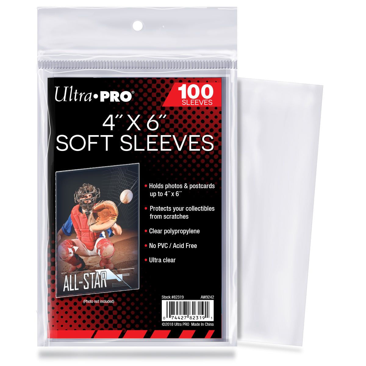 Ultra Pro 4x6 Soft Sleeves [5 packs]