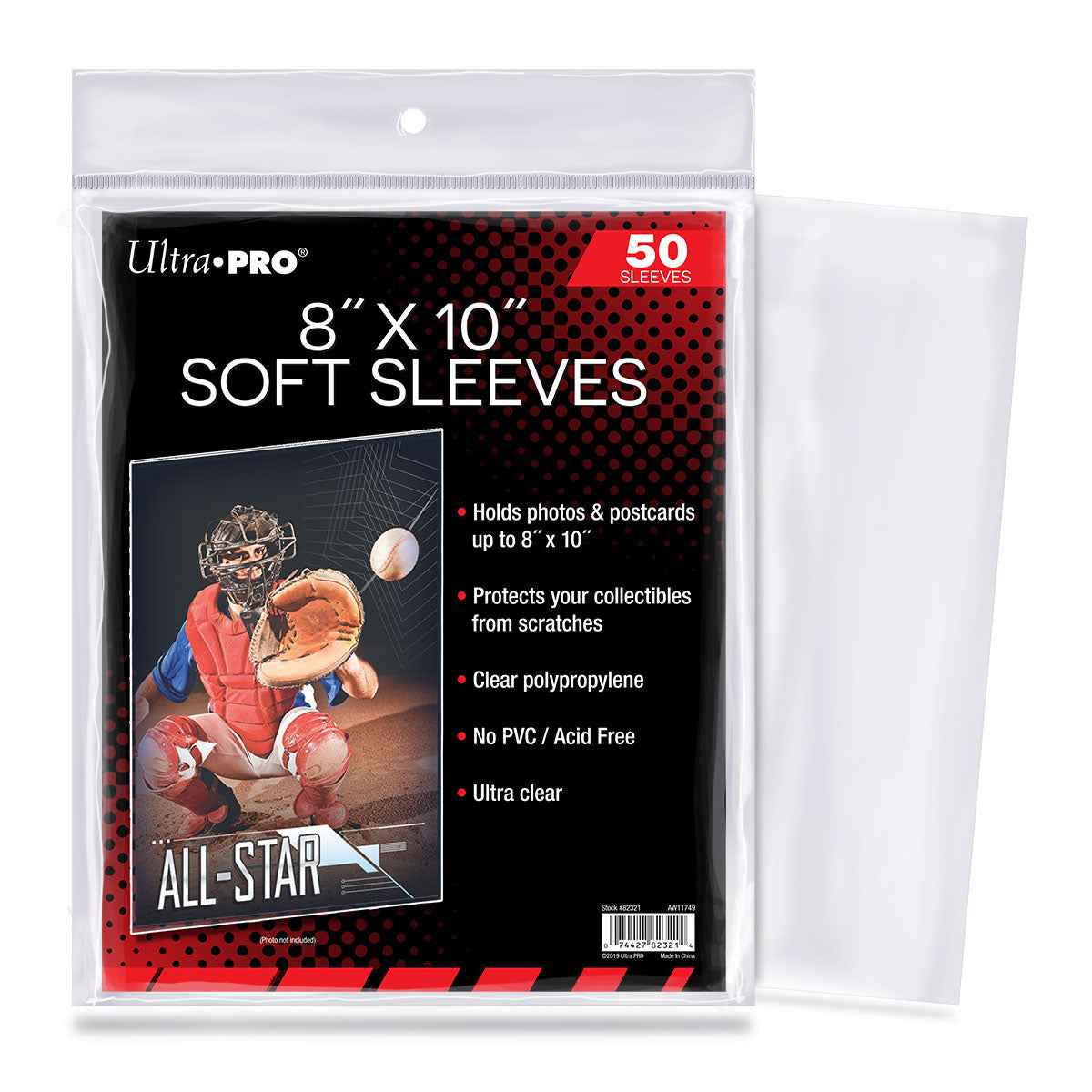 8" x 10" Soft Sleeves (50ct) for Photos & Postcards
