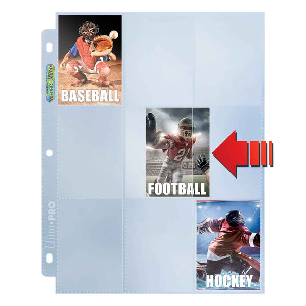 Premium Series 9-Pocket Side Load Pages (100ct) for Standard Size Cards | Ultra PRO International Premium Series 9-Pocket Side Load Pages (100ct) for Standard Size Cards | Ultra PRO International