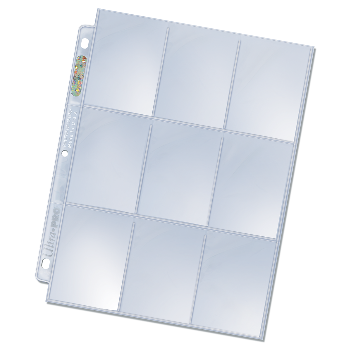 9-Pocket Retail Page for Standard Size Cards (10ct)