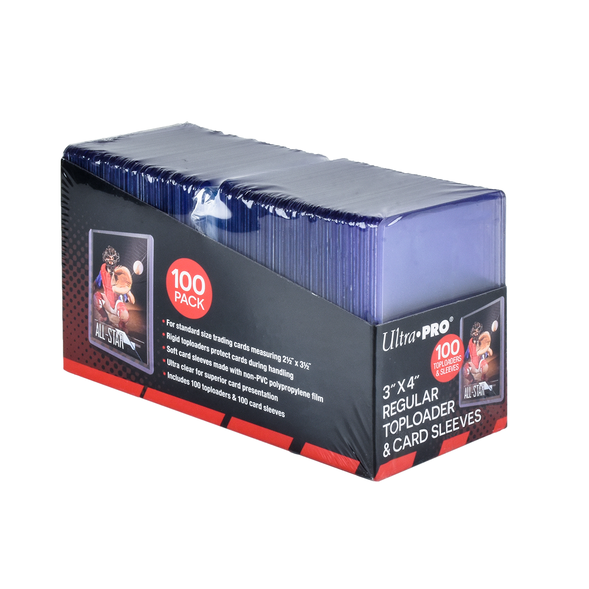 3" x 4" Clear Regular TOPLOADER® Sleeves and Soft Sleeves Bundle (100ct) for Standard Size Cards