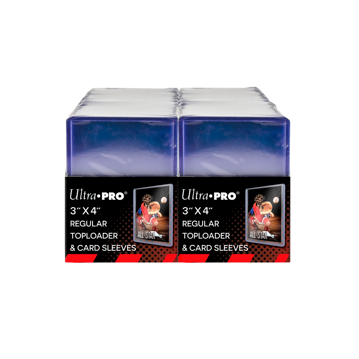 3" x 4" Clear Regular Toploaders and Soft Sleeves Bundle (200ct) for Standard Size Cards | Ultra PRO International