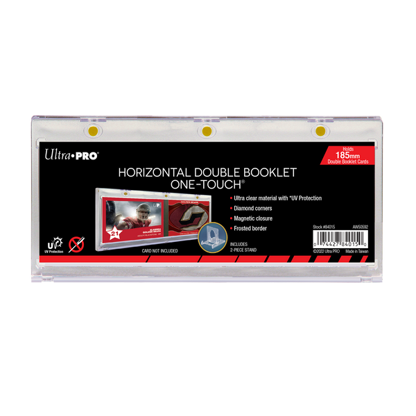 185mm Double Booklet Card UV ONE-TOUCH Magnetic Holder | Ultra PRO