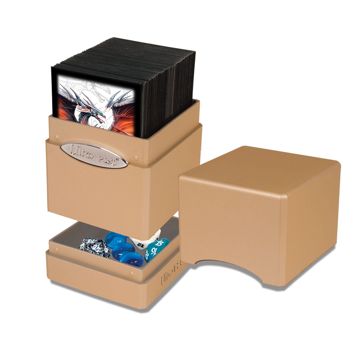 Metallic Satin Tower Deck Box | Ultra PRO International