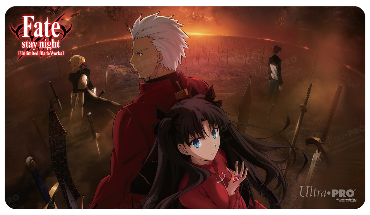 Rin and Archer Standard Gaming Playmat for Fate/stay night | Ultra PRO International